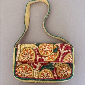 Anthropologie Fiona Beaded Bag